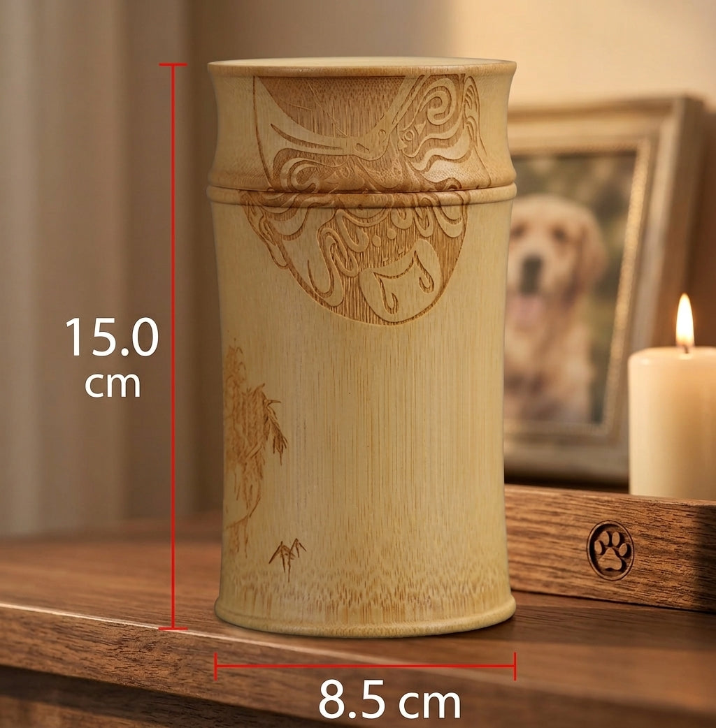 URNE pour Chien en Bambou biodégradable