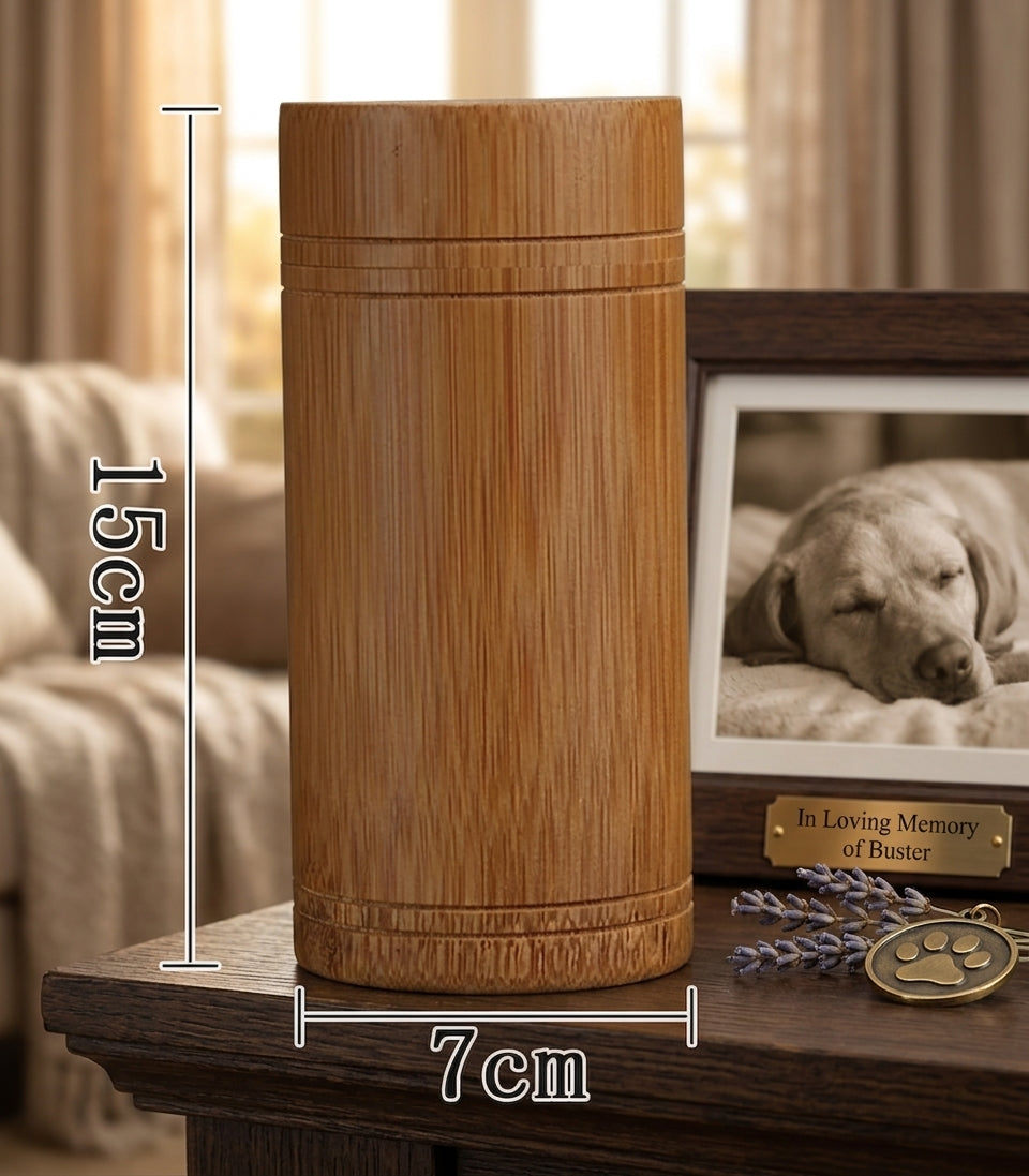 URNE pour Chien en Bambou biodégradable