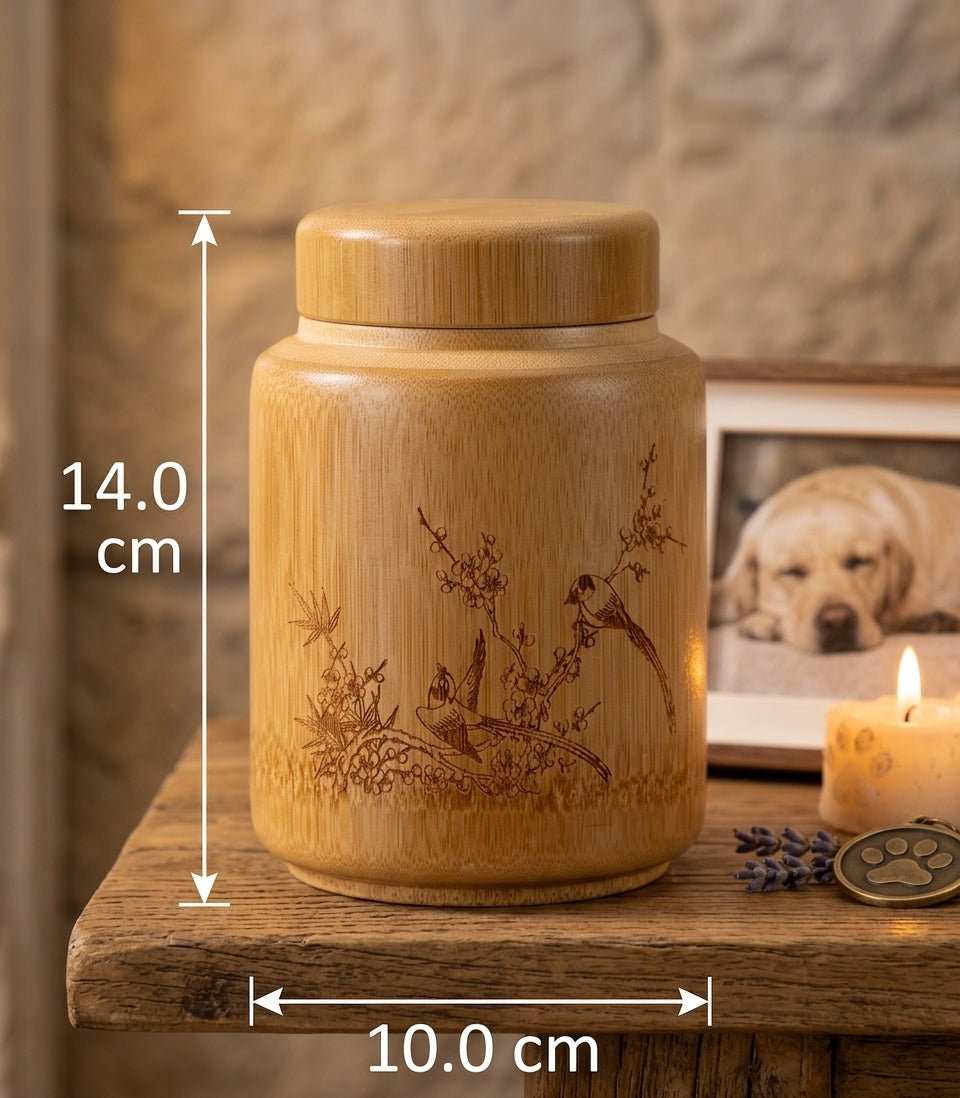 URNE pour Chien en Bambou biodégradable