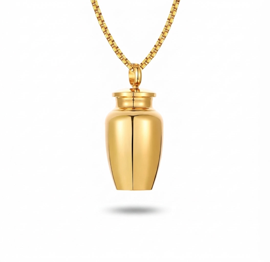Collier Urne en Acier Inoxydable