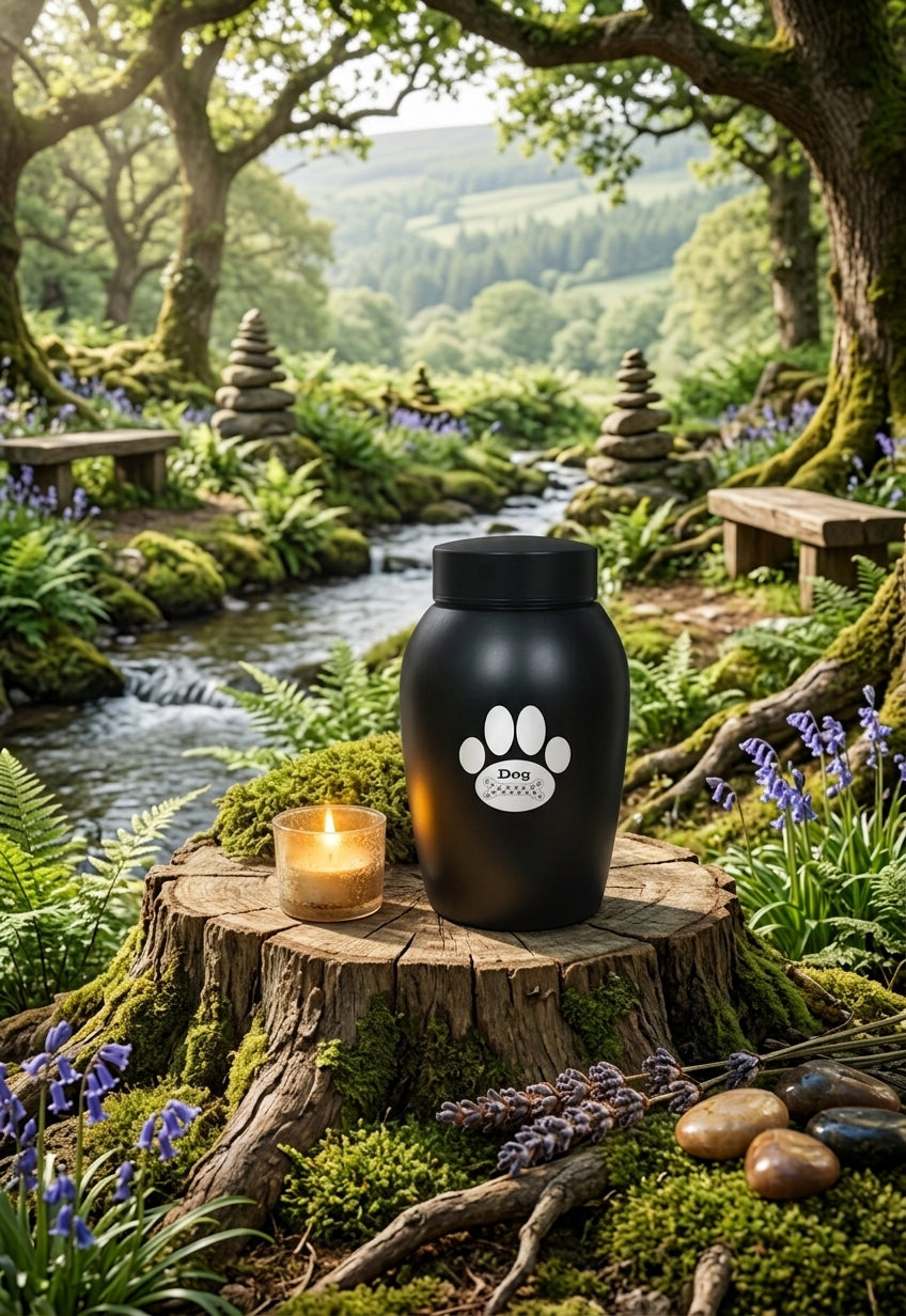 Urne pour Chien en Acier Inoxydable