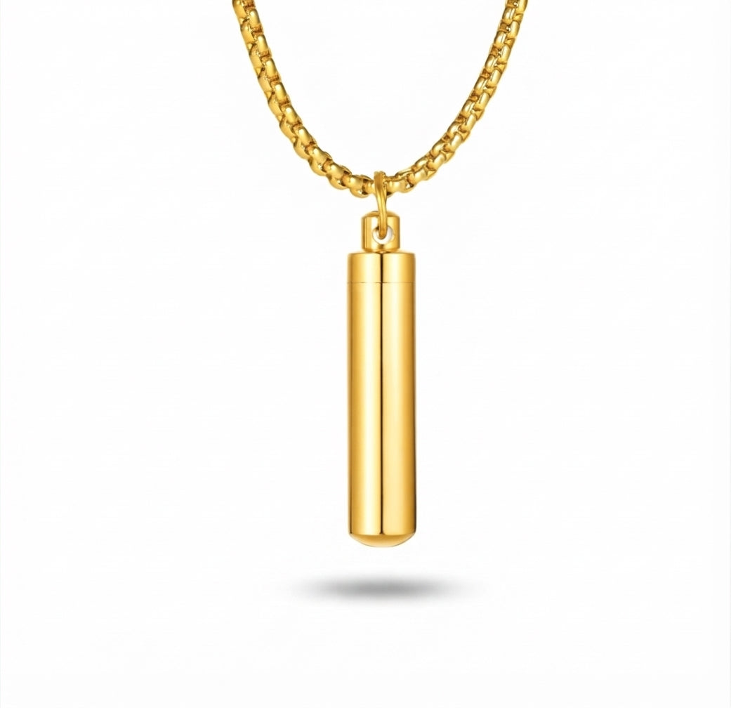 Collier Urne en Acier Inoxydable