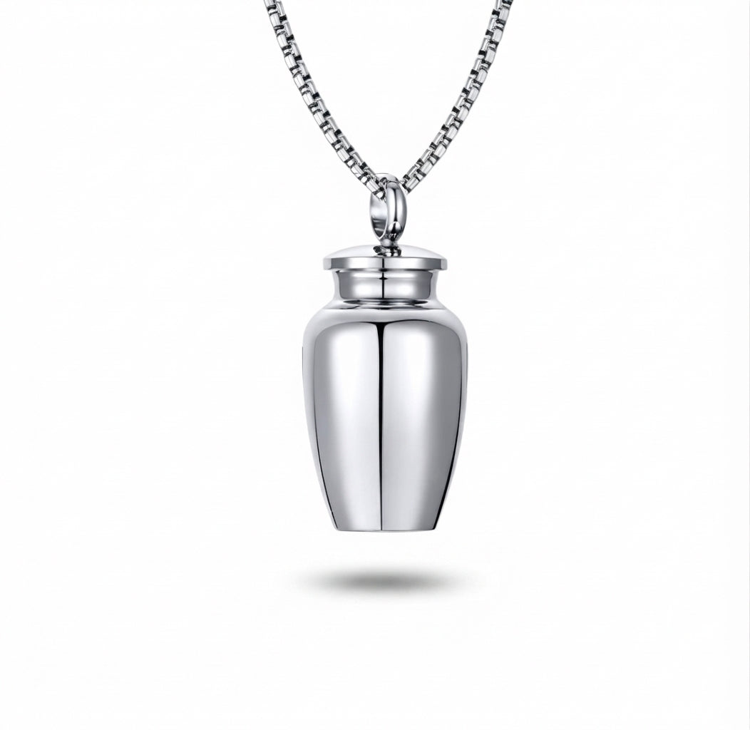 Collier Urne en Acier Inoxydable