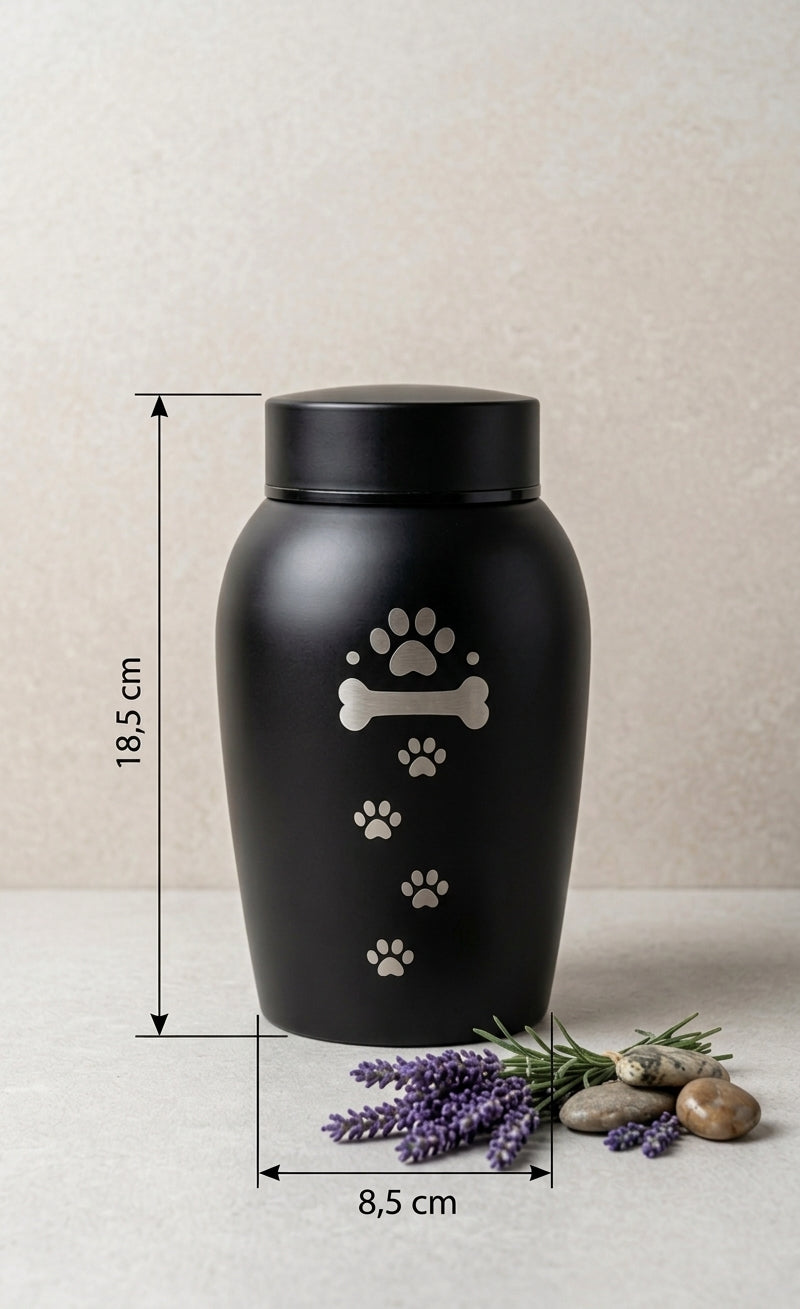 Urne pour Chien en Acier Inoxydable